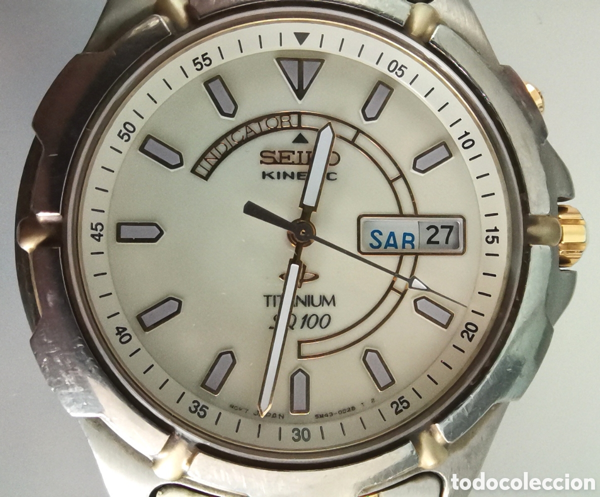 Relojes autom&aacute;ticos: Reloj Seiko Kinetic Titanium SQ100 - Foto 6