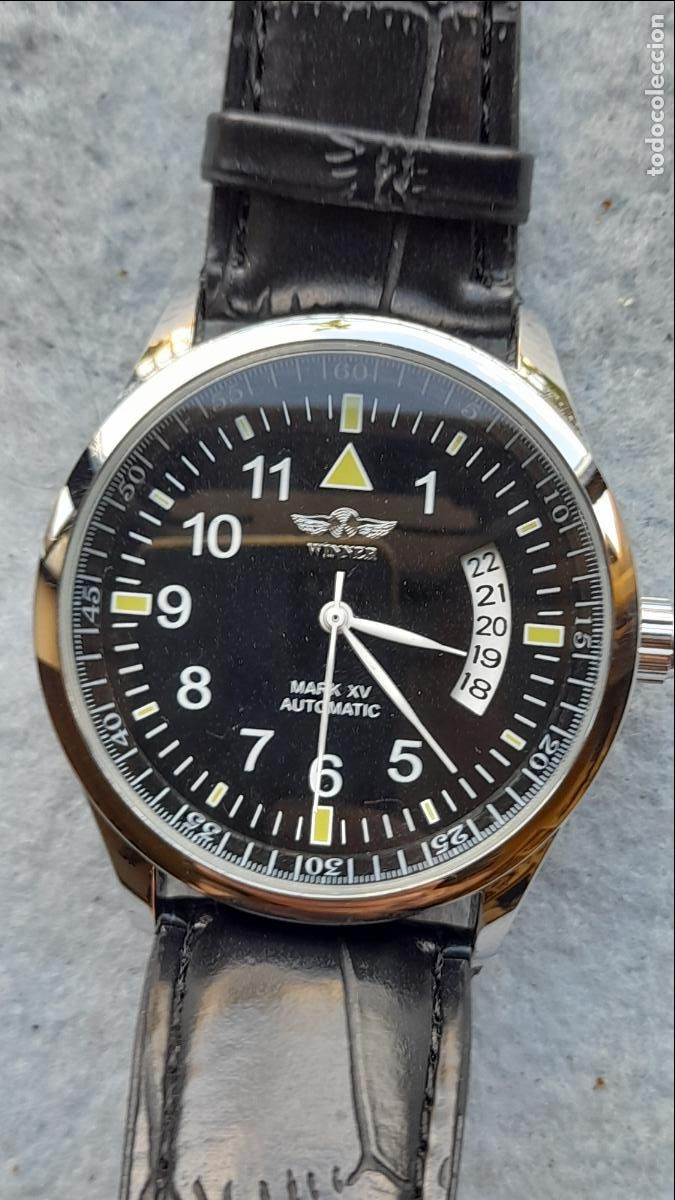 Relojes autom&aacute;ticos: Reloj Marca Winner Mark XV. Autom&aacute;tico de Caballero. - Foto 8