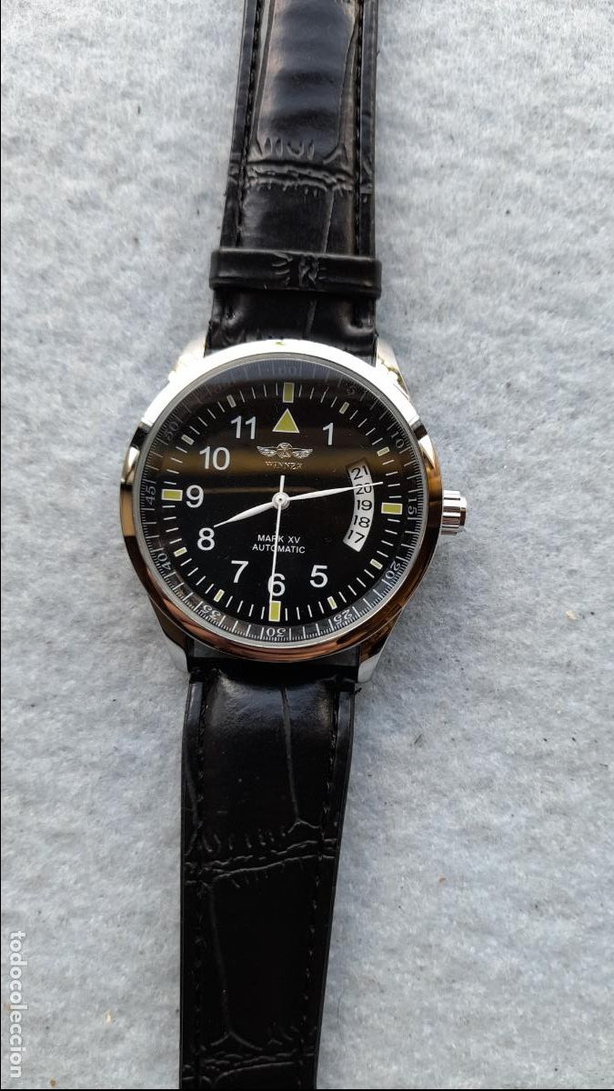 Relojes autom&aacute;ticos: Reloj Marca Winner Mark XV. Autom&aacute;tico de Caballero. - Foto 1