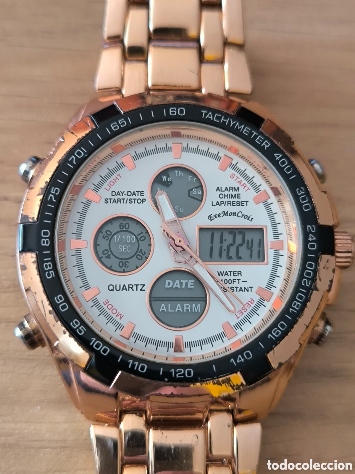 Relojes autom&aacute;ticos: RELOJ EMC DE QUARTZ GRAN TAMA&Ntilde;O FUNCIONA - Foto 2