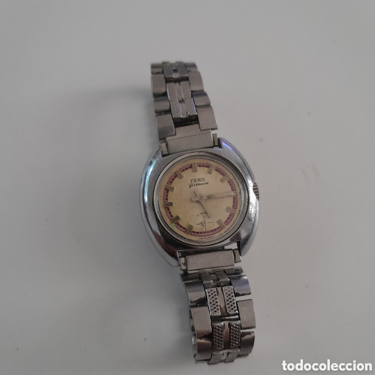 Relojes autom&aacute;ticos: Reloj suizo de dama automatico. Marca FERO. - Foto 3