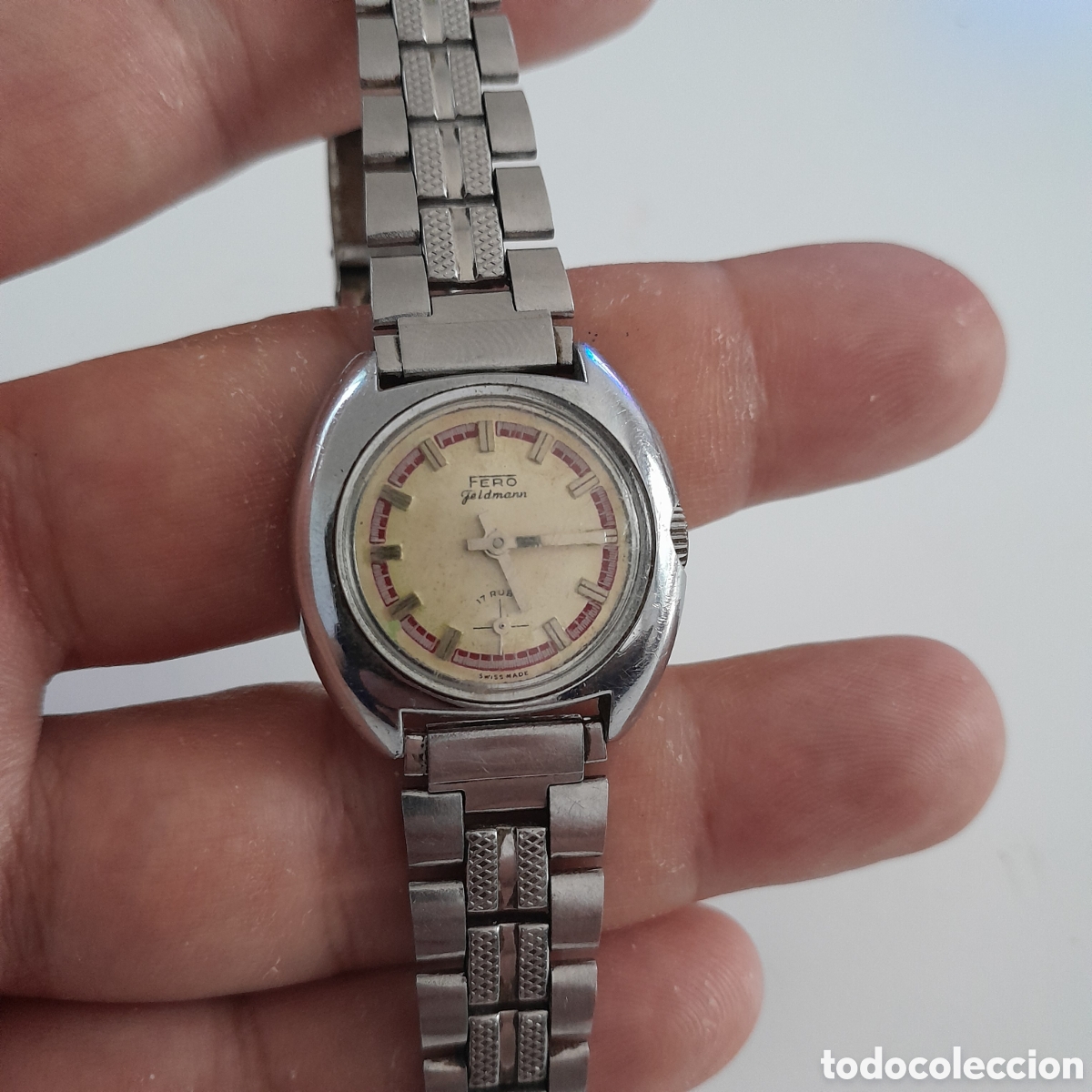 Relojes autom&aacute;ticos: Reloj suizo de dama automatico. Marca FERO. - Foto 1
