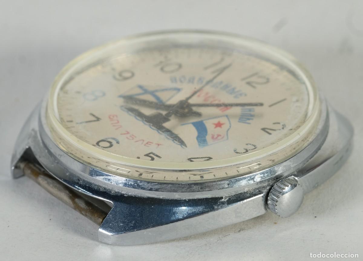 Relojes autom&aacute;ticos: Reloj sovi&eacute;tico de pulsera en metal - Foto 3