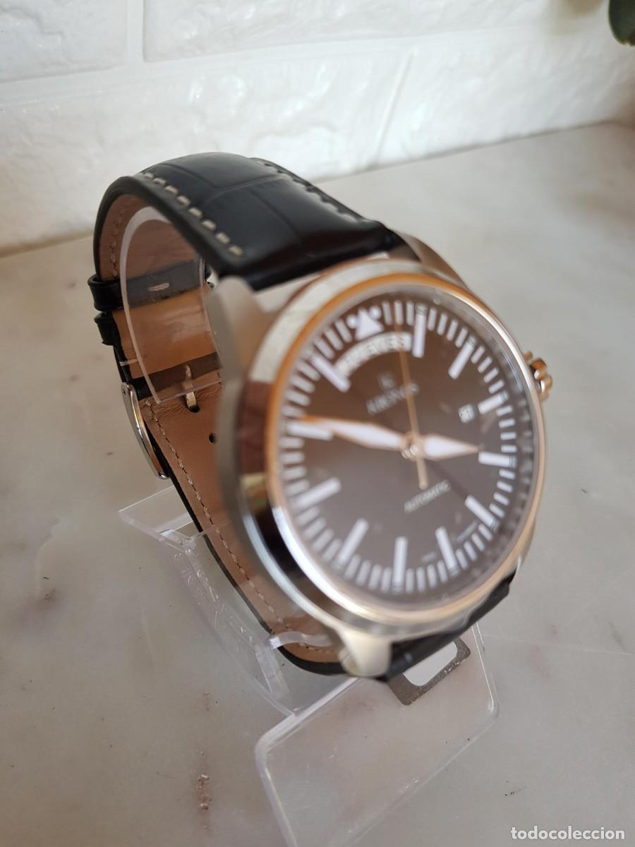 Relojes autom&aacute;ticos: RELOJ KRONOS PILOT AUTOMATIC DAY DATE BLACK - Foto 3