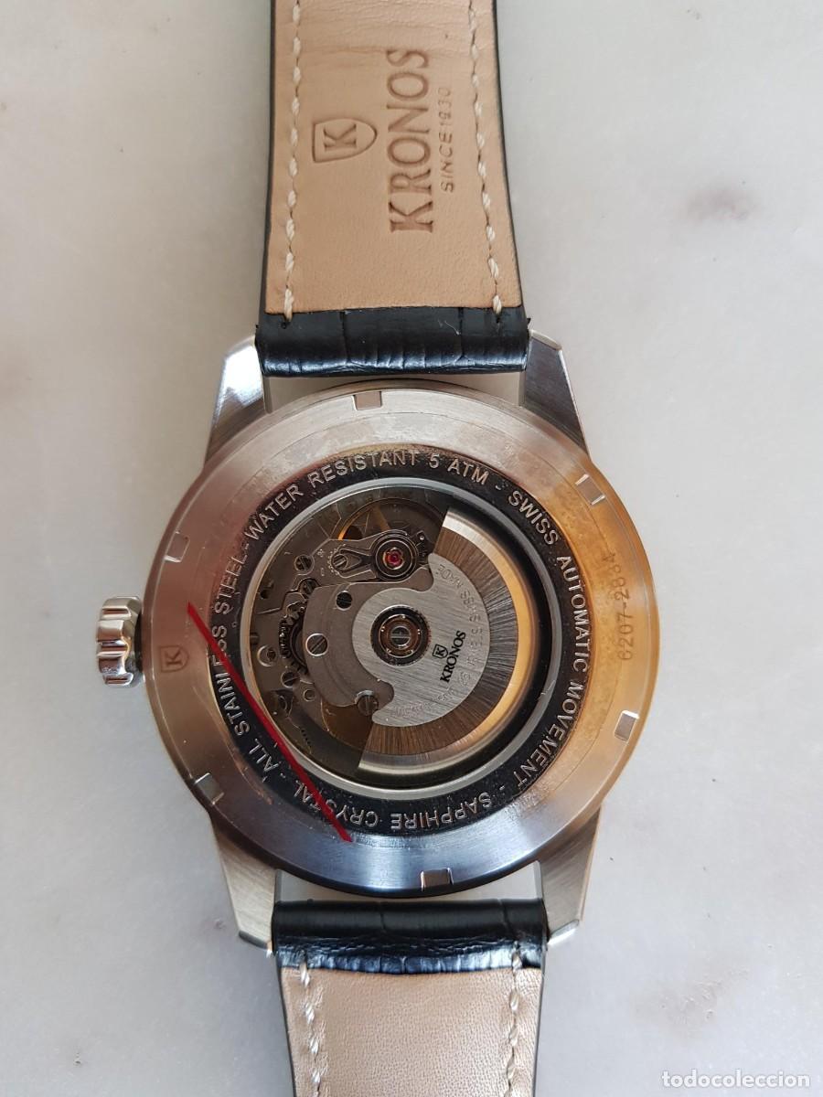 Relojes autom&aacute;ticos: RELOJ KRONOS PILOT AUTOMATIC DAY DATE BLACK - Foto 7