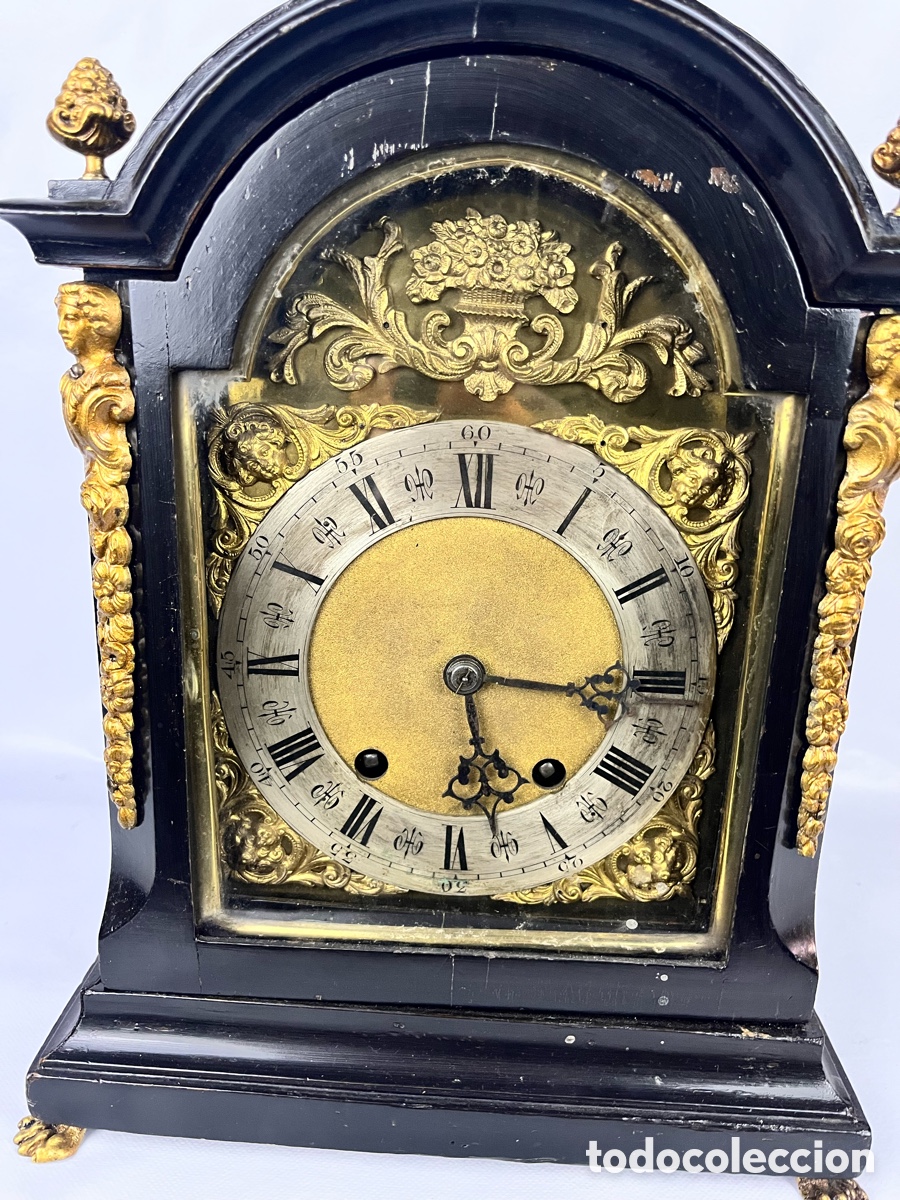 Relojes autom&aacute;ticos: Reloj bracket del siglo XIX - Foto 2