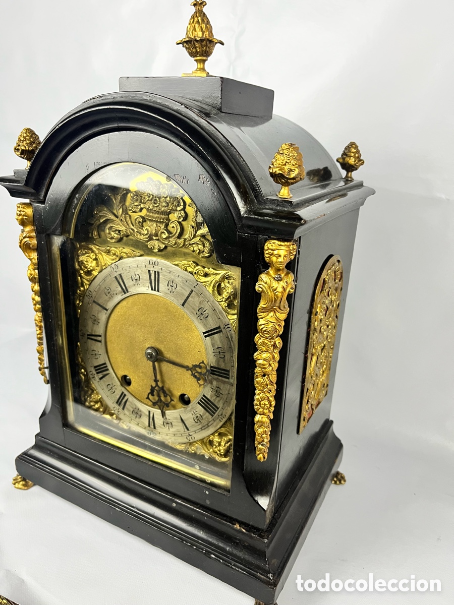 Relojes autom&aacute;ticos: Reloj bracket del siglo XIX - Foto 4