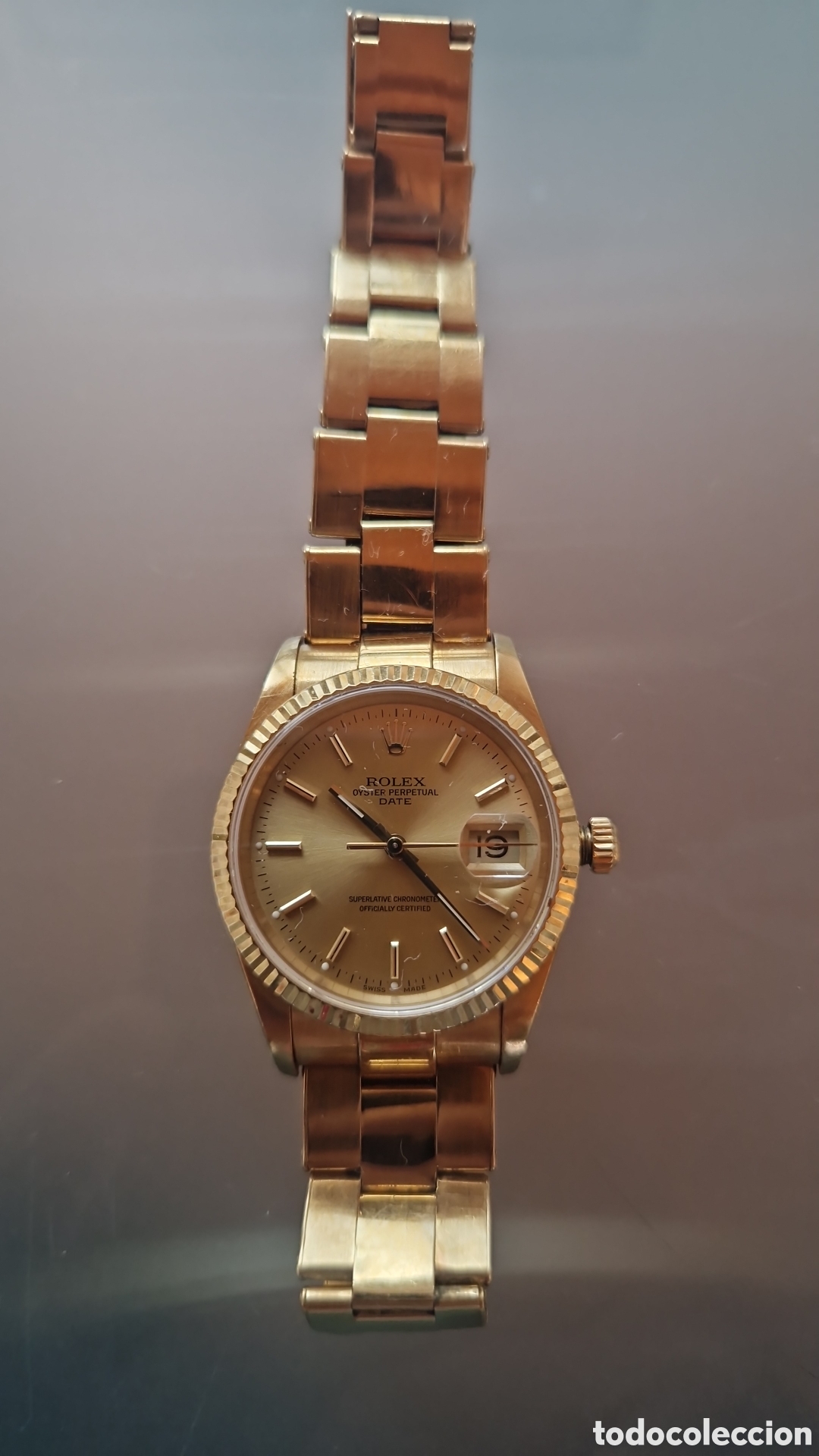 Relojes autom&aacute;ticos: Rolex oyster perpetual oro 18k - Foto 1