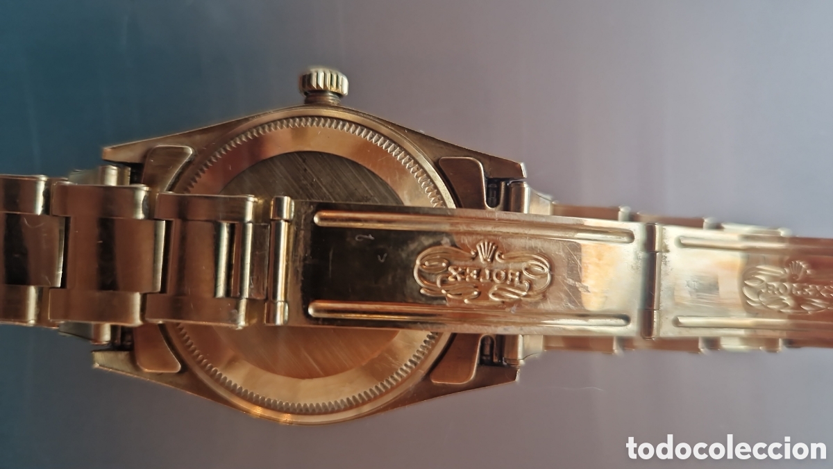 Relojes autom&aacute;ticos: Rolex oyster perpetual oro 18k - Foto 4