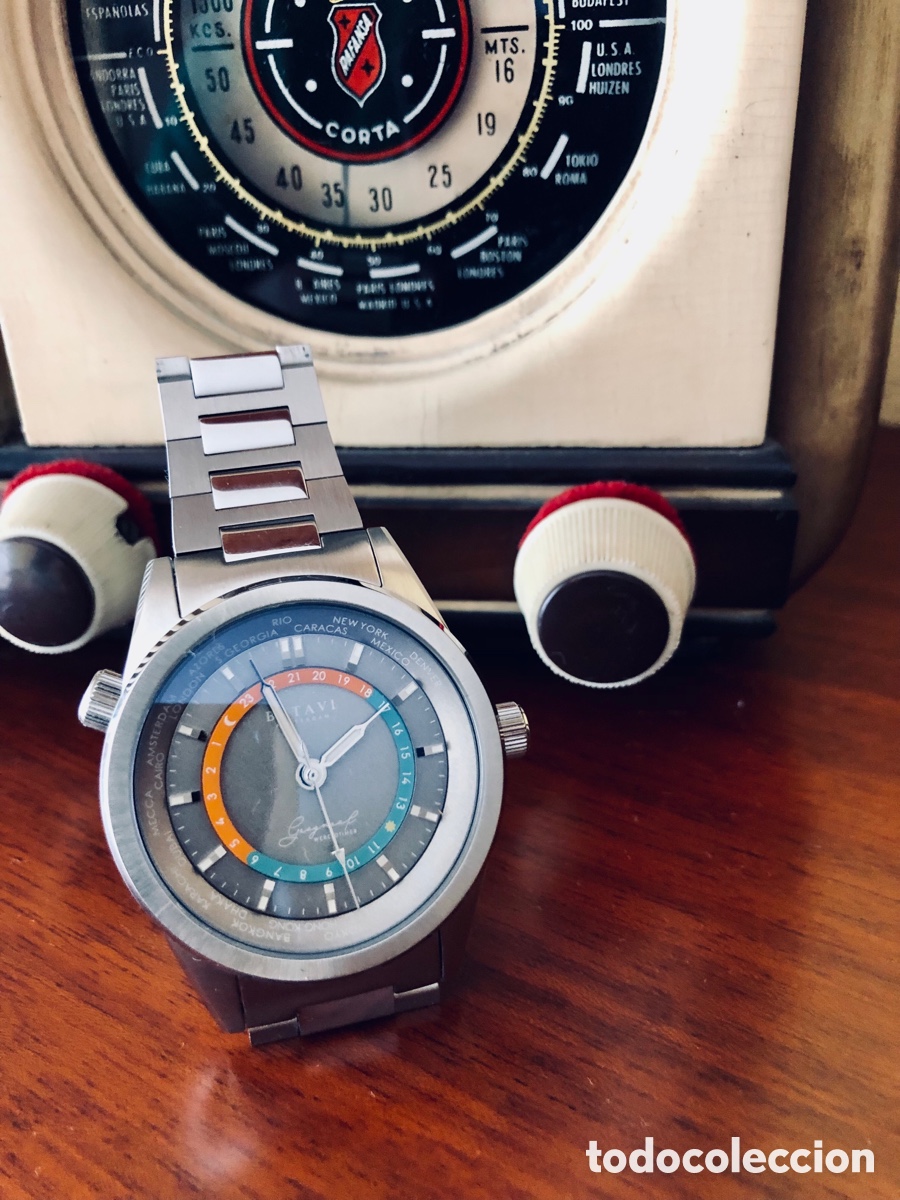 Relojes autom&aacute;ticos: Reloj GMT Batavi Geogr&aacute;f Aurora - Foto 4