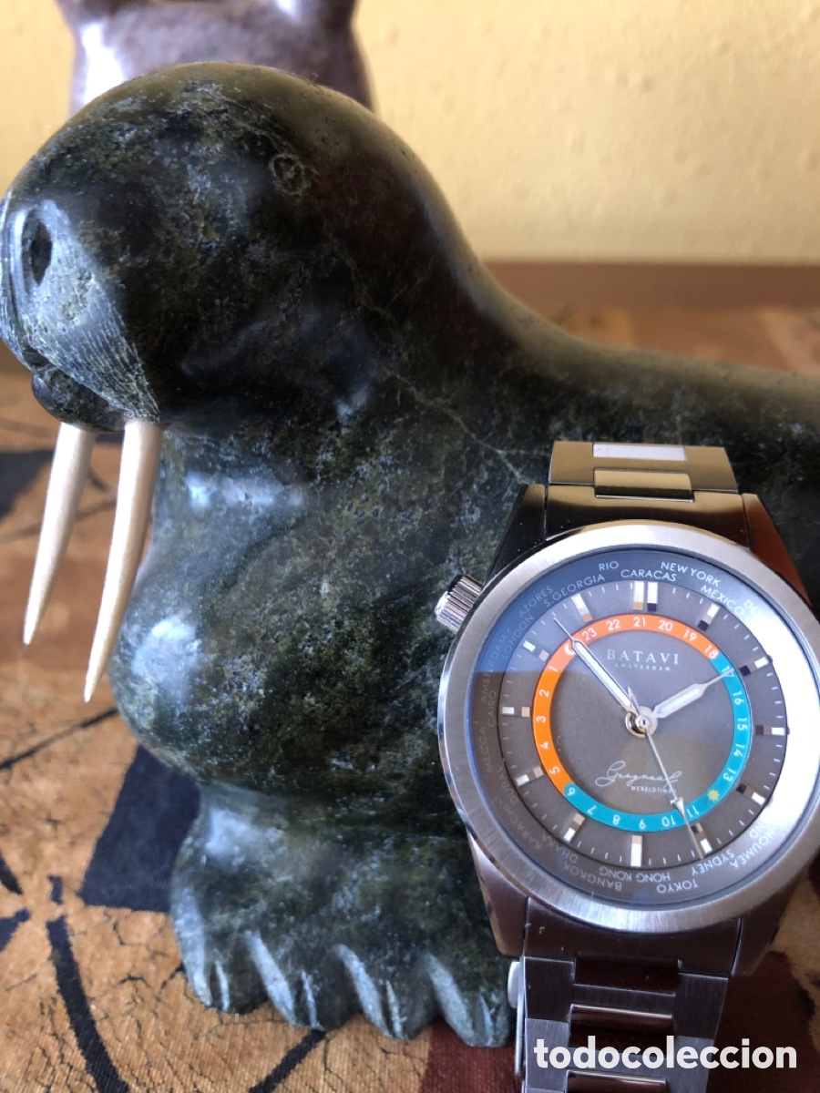 Relojes autom&aacute;ticos: Reloj GMT Batavi Geogr&aacute;f Aurora - Foto 6