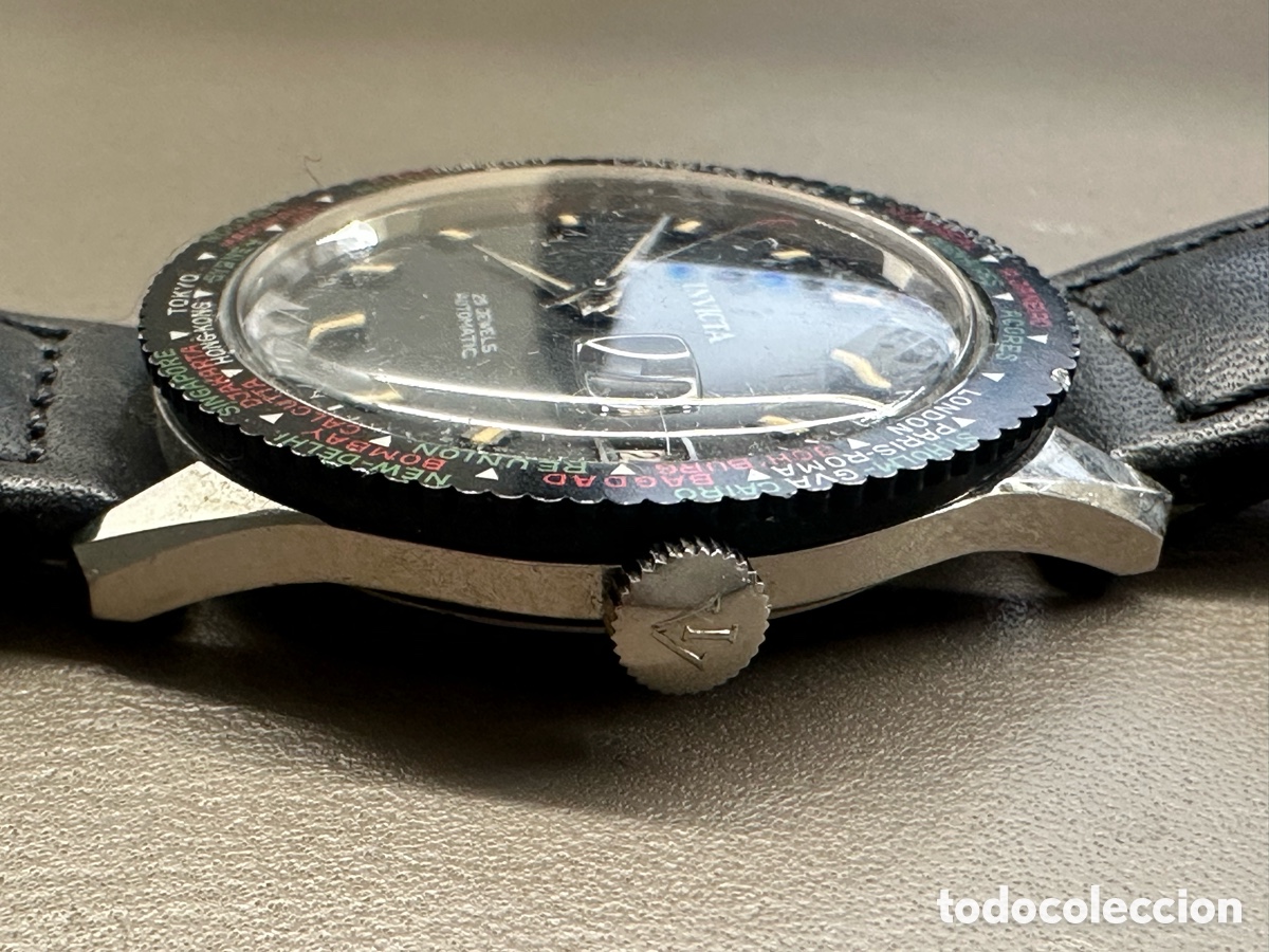Relojes autom&aacute;ticos: Reloj Invicta 60s / 70s Invicta World Time - Foto 2