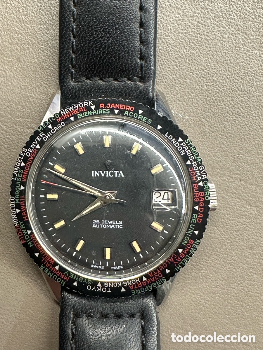 Relojes autom&aacute;ticos: Reloj Invicta 60s / 70s Invicta World Time - Foto 1