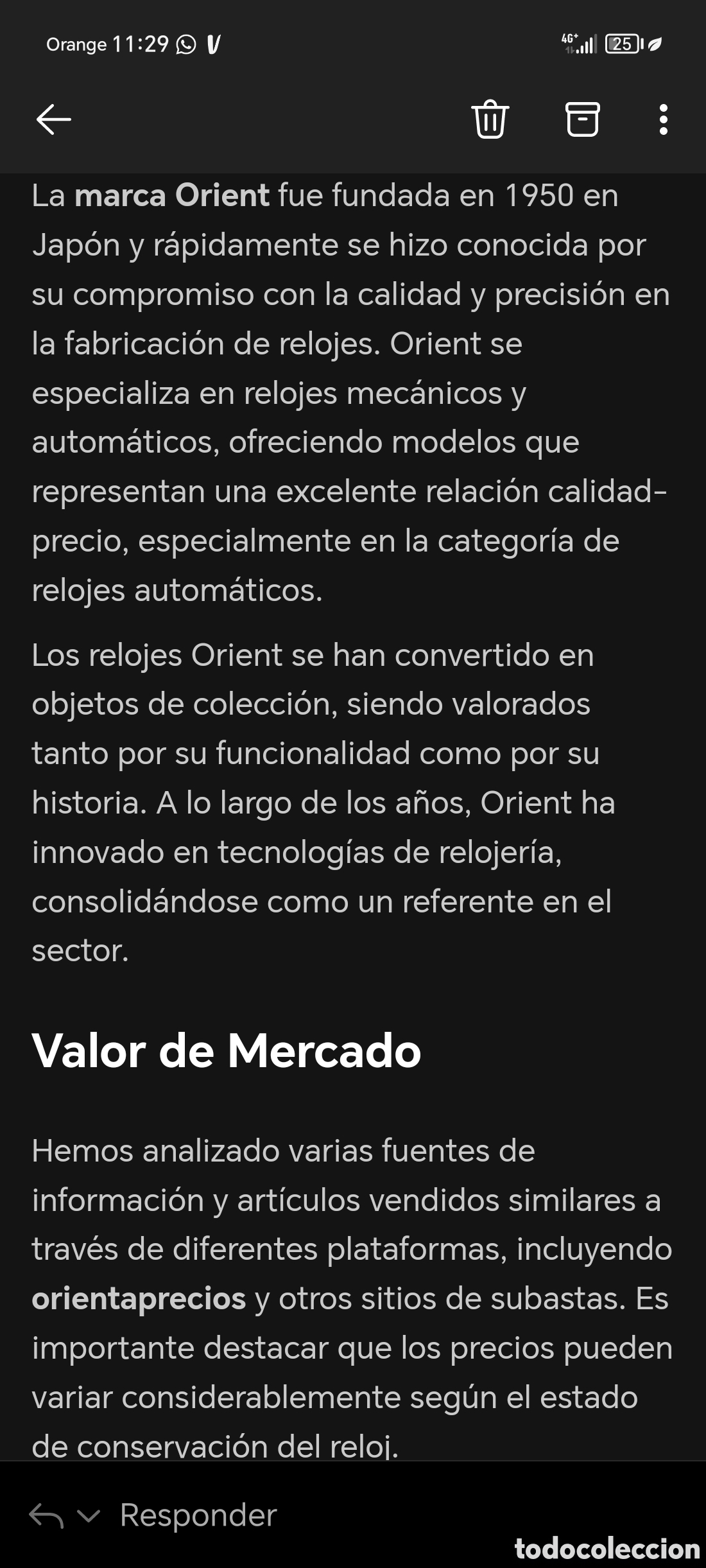 Relojes autom&aacute;ticos: Reloj orient autom&aacute;tico 21 jewels - Foto 4