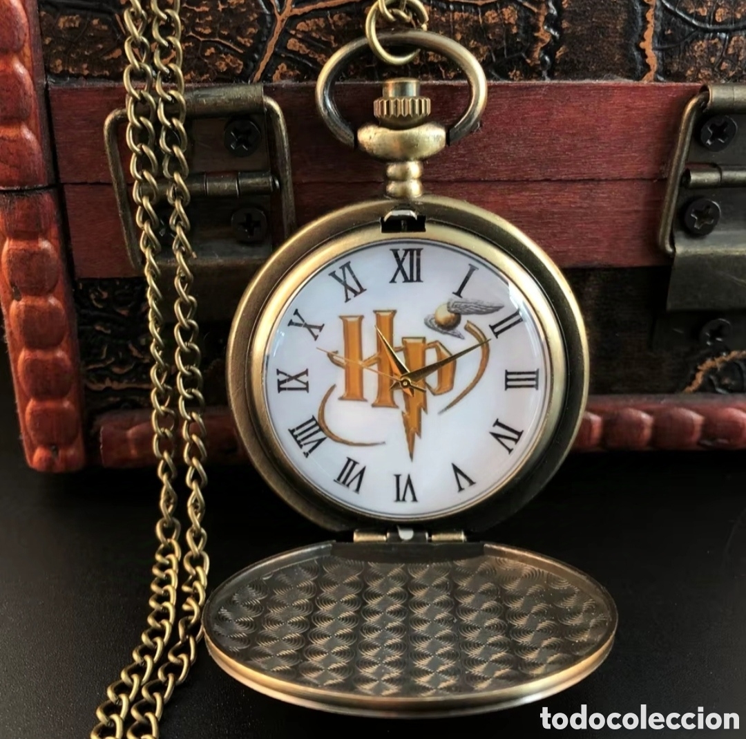 Relojes autom&aacute;ticos: RELOJ DE BOLSILLO HARRY POTTER.DIBUJO EN DIAL - Foto 2