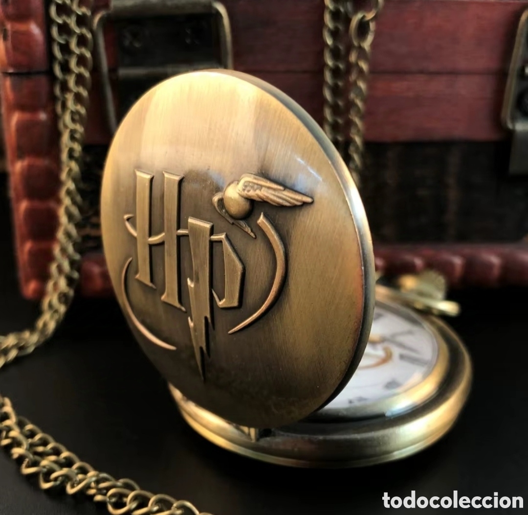 Relojes autom&aacute;ticos: RELOJ DE BOLSILLO HARRY POTTER.DIBUJO EN DIAL - Foto 3
