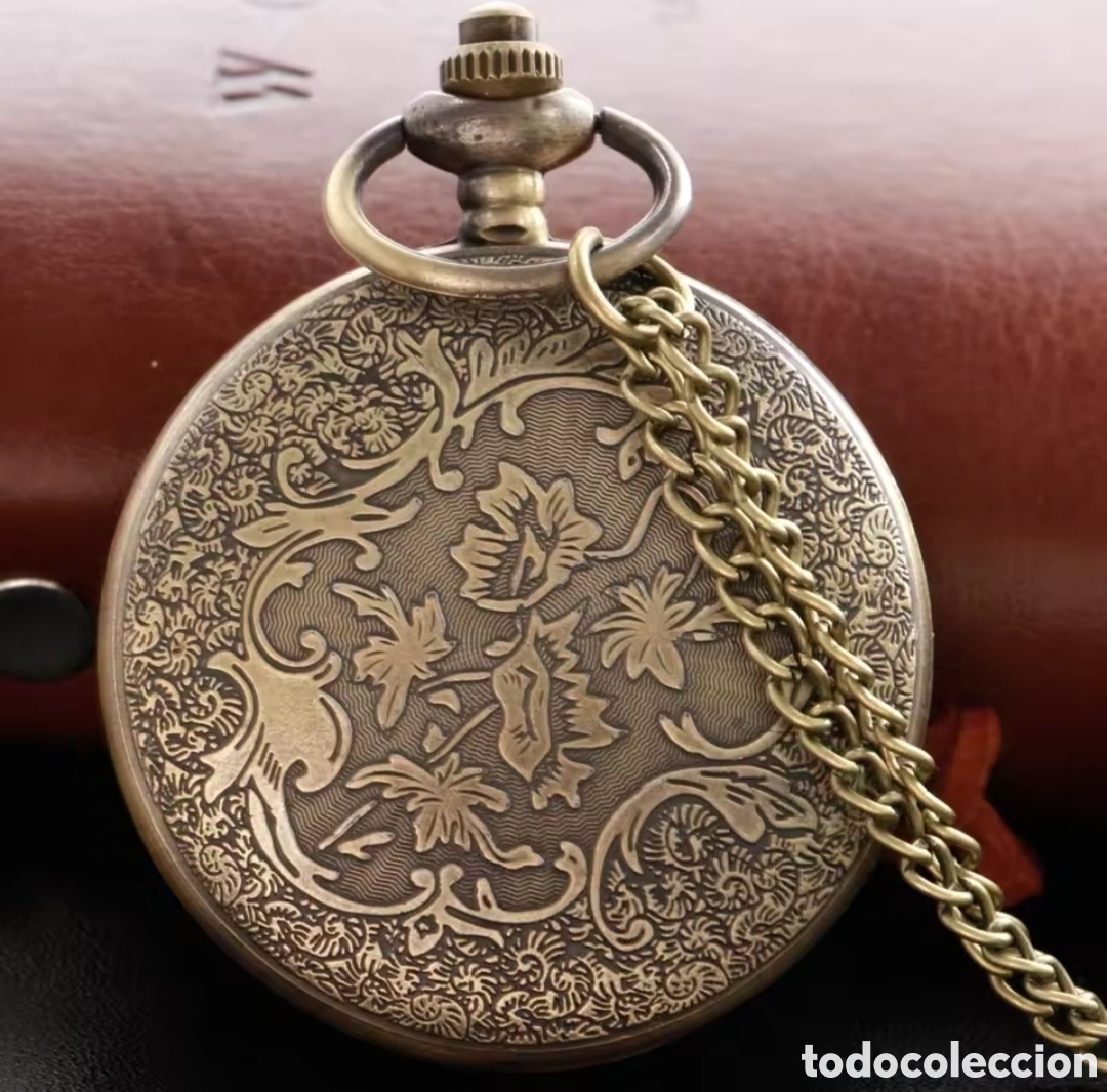 Relojes autom&aacute;ticos: RELOJ DE BOLSILLO HARRY POTTER.DIBUJO EN DIAL - Foto 4