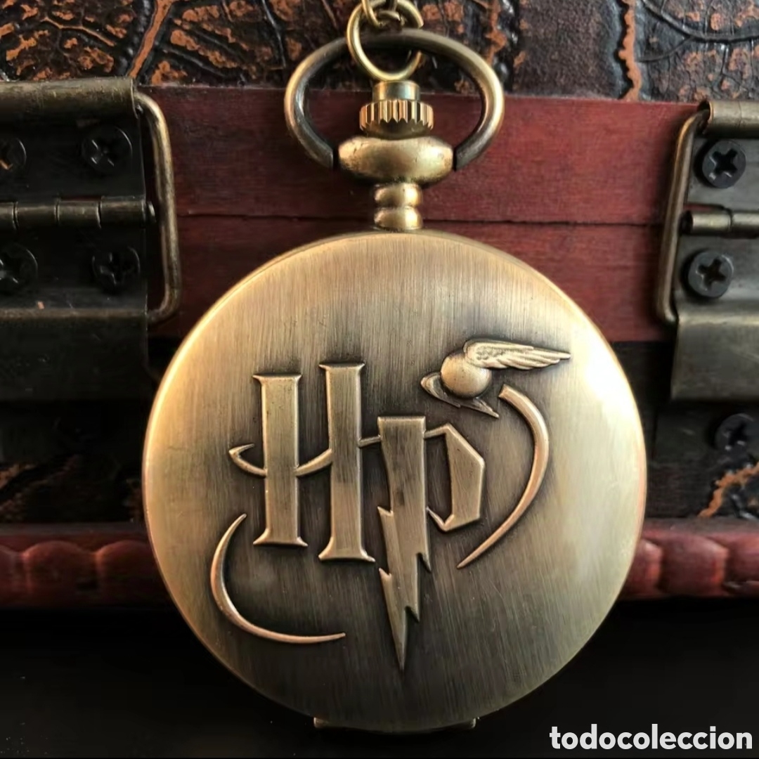 Relojes autom&aacute;ticos: RELOJ DE BOLSILLO HARRY POTTER.DIBUJO EN DIAL - Foto 1