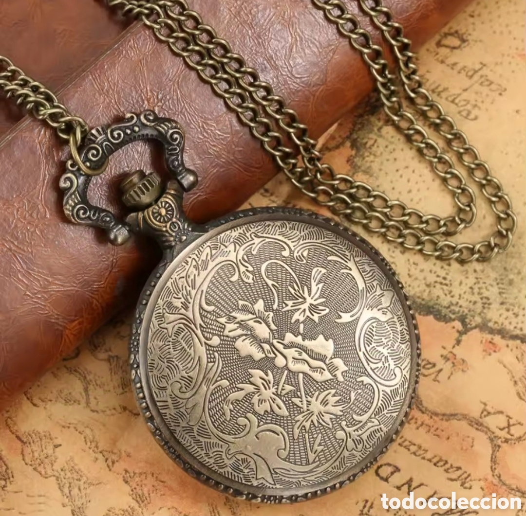 Relojes autom&aacute;ticos: RELOJ DE BOLSILLO LOBO JACK. JUEGO DE TRONOS - Foto 5