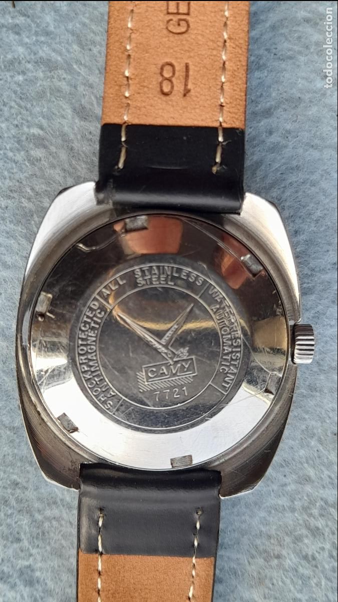 Relojes autom&aacute;ticos: Reloj Marca Camy Geneve Superautom&aacute;tico para Caballero. Funcionando. - Foto 5