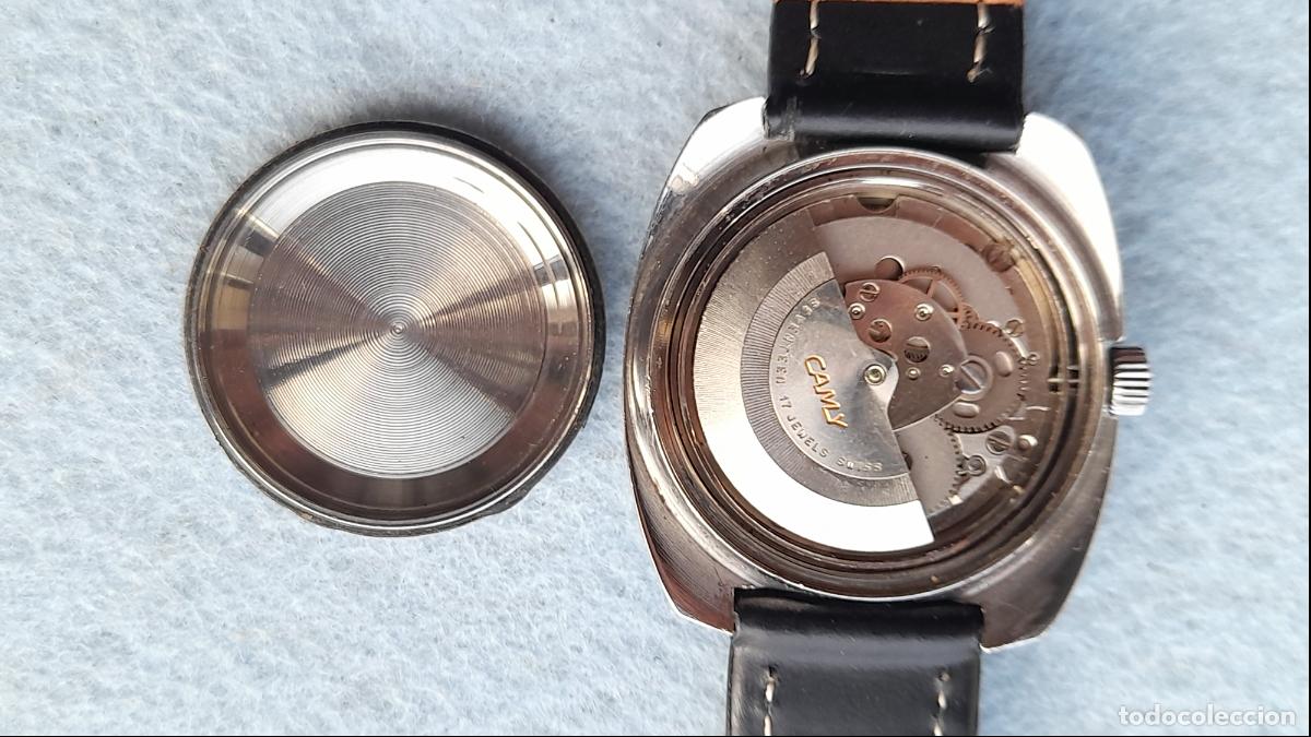 Relojes autom&aacute;ticos: Reloj Marca Camy Geneve Superautom&aacute;tico para Caballero. Funcionando. - Foto 9