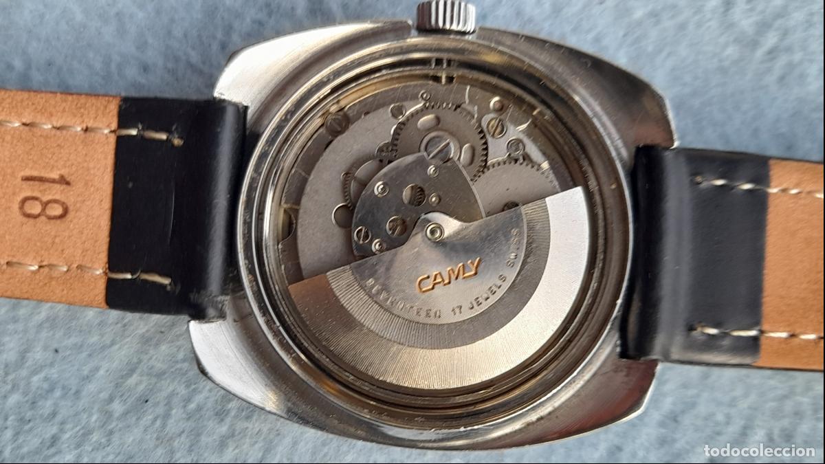Relojes autom&aacute;ticos: Reloj Marca Camy Geneve Superautom&aacute;tico para Caballero. Funcionando. - Foto 10