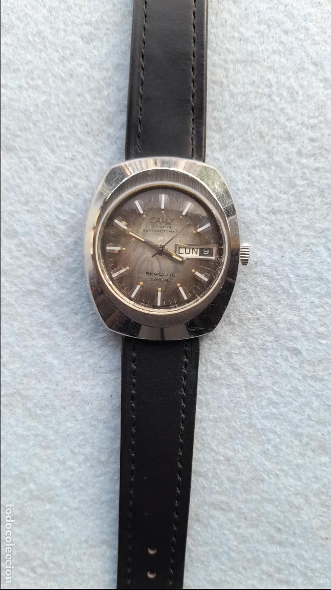 Relojes autom&aacute;ticos: Reloj Marca Camy Geneve Superautom&aacute;tico para Caballero. Funcionando. - Foto 1