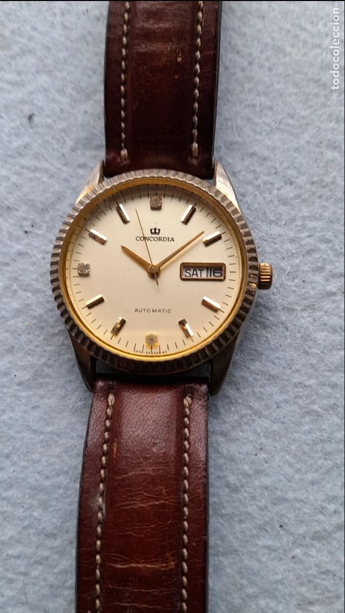 Relojes autom&aacute;ticos: Reloj Marca Concordia. Autom&aacute;tico de Caballero. - Foto 5