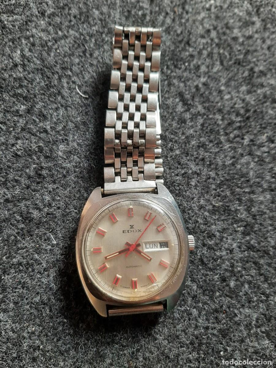 Relojes autom&aacute;ticos: Reloj edox autom&aacute;tico funcionando hombre - Foto 1