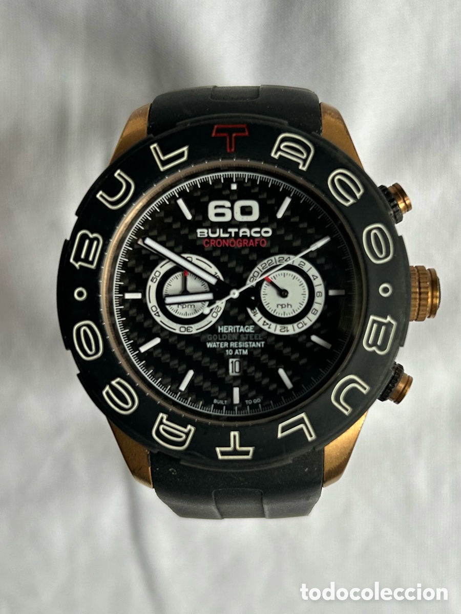 Relojes autom&aacute;ticos: Cron&oacute;grafo Bultaco Heritage H48CG01 - Foto 2