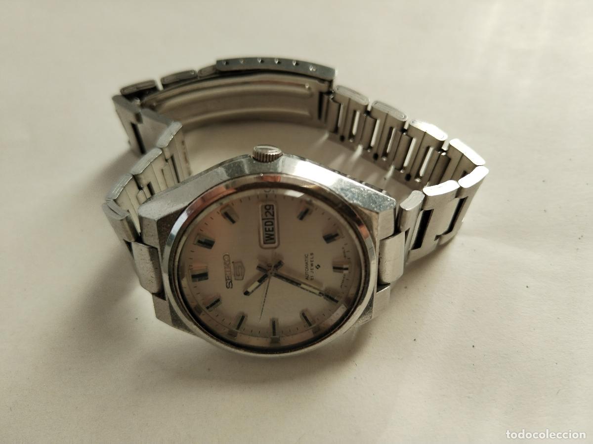 Relojes autom&aacute;ticos: vintage reloj automatico seiko5 - Foto 2
