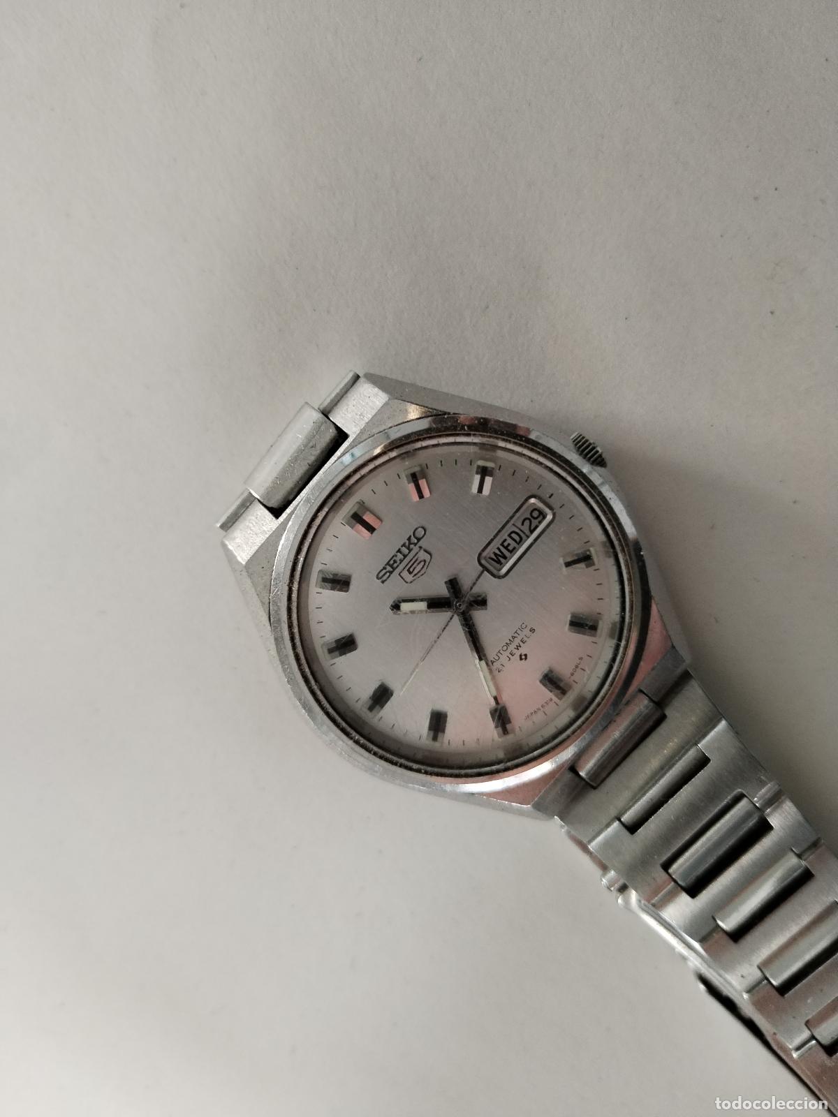Relojes autom&aacute;ticos: vintage reloj automatico seiko5 - Foto 6