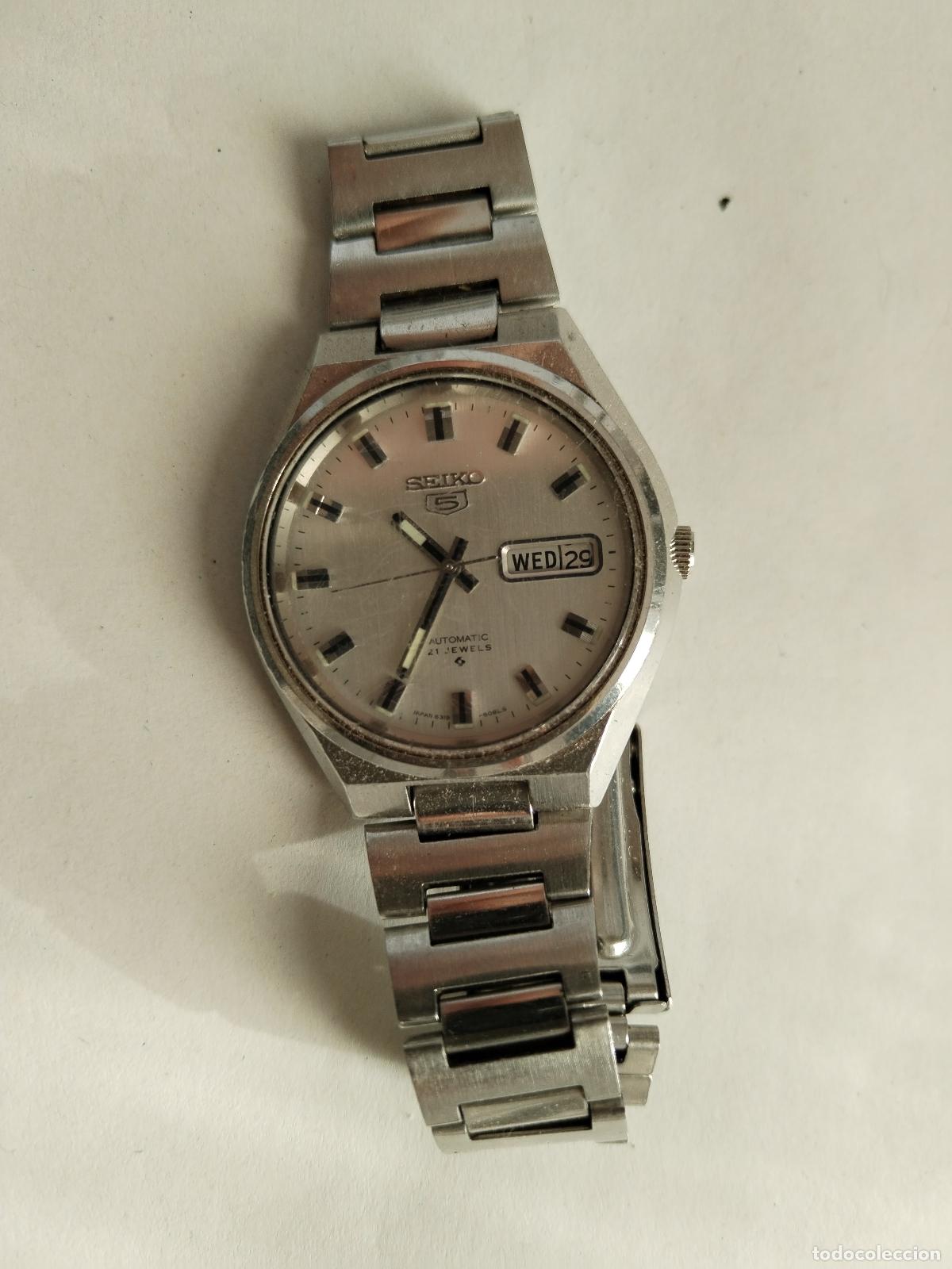Relojes autom&aacute;ticos: vintage reloj automatico seiko5 - Foto 1