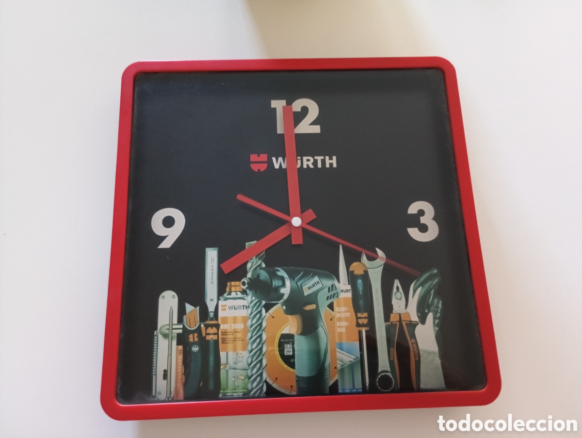 Relojes autom&aacute;ticos: reloj publicitario herramientas wurth - Foto 2