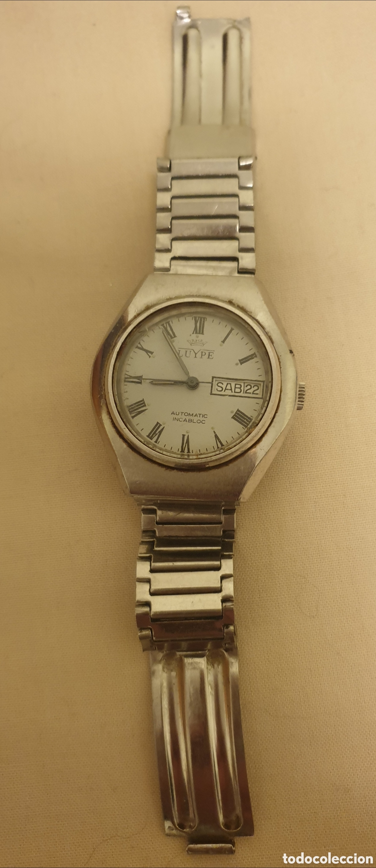 Relojes autom&aacute;ticos: RELOJ PULSERA SUIZO LUYPE AUTOMATIC INCABLOC - Foto 1