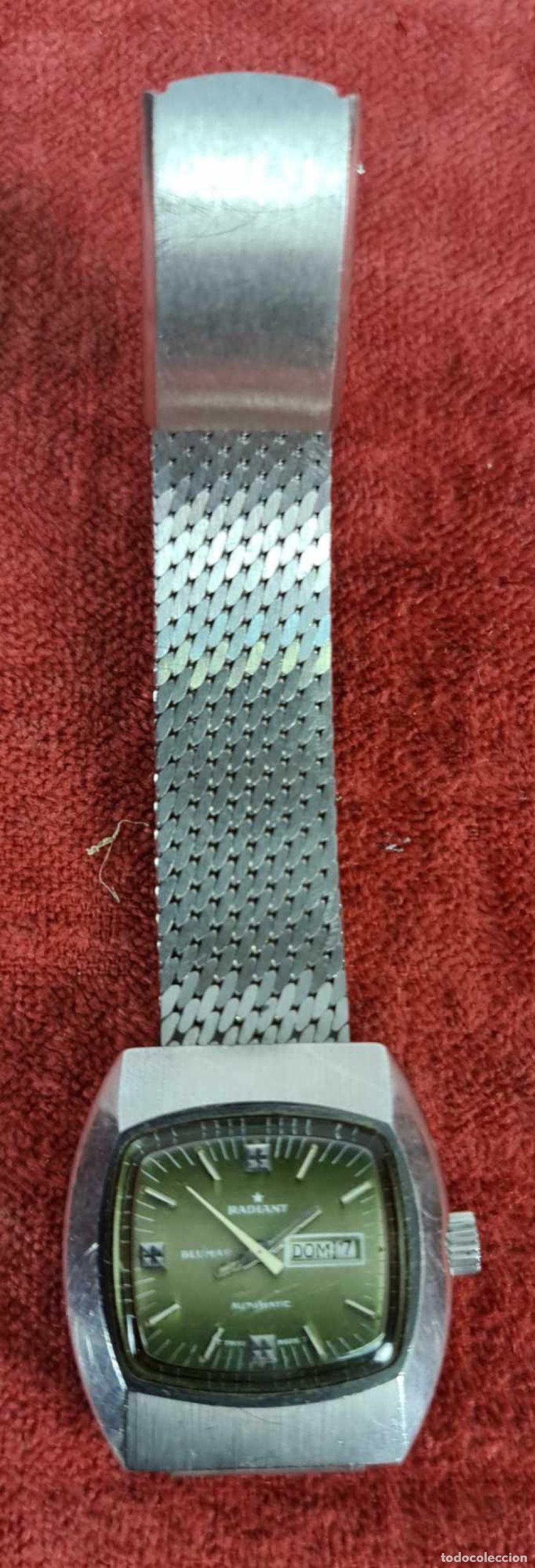 Relojes autom&aacute;ticos: RELOJ DE PULSERA RADIANT BLUMAR. AUTOMATICO. ACERO INOXIDABLE. CIRCA 1970. - Foto 5