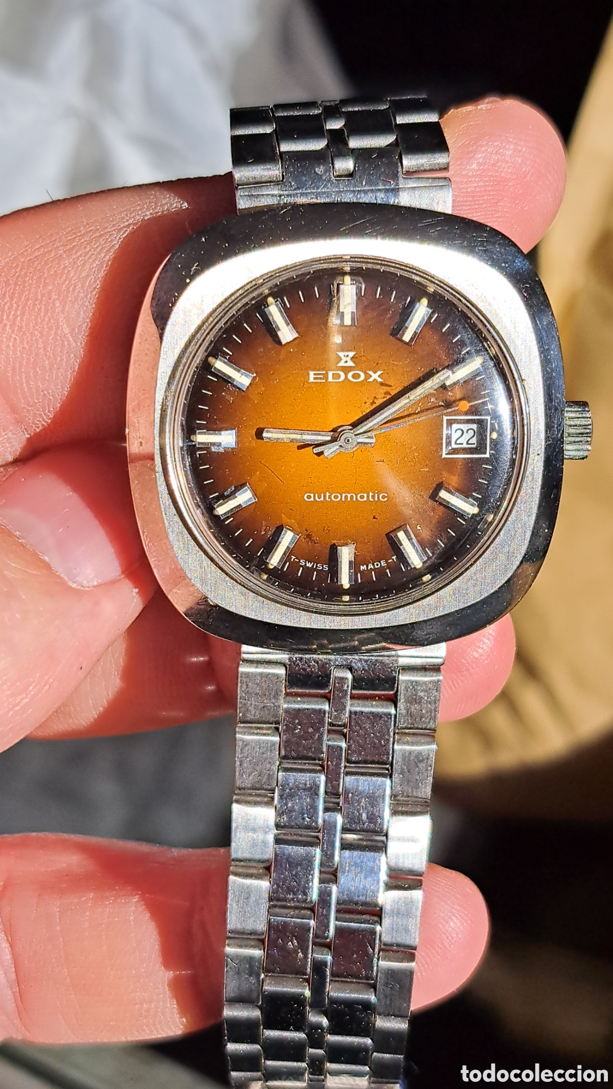 Relojes autom&aacute;ticos: Impresionante reloj autom&aacute;tico Edox - Foto 2