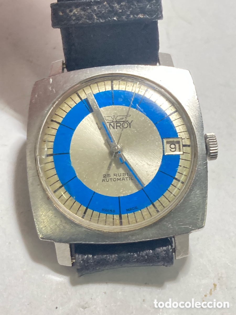 Relojes autom&aacute;ticos: Reloj SUIZO -VANROY- AUTOMATICO 25 rubies/ CR14-46 - Foto 1