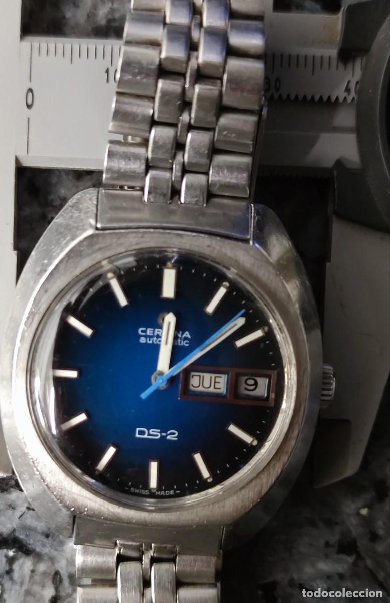 Relojes autom&aacute;ticos: Certina DS-2, preciosa esfera azul. - Foto 2