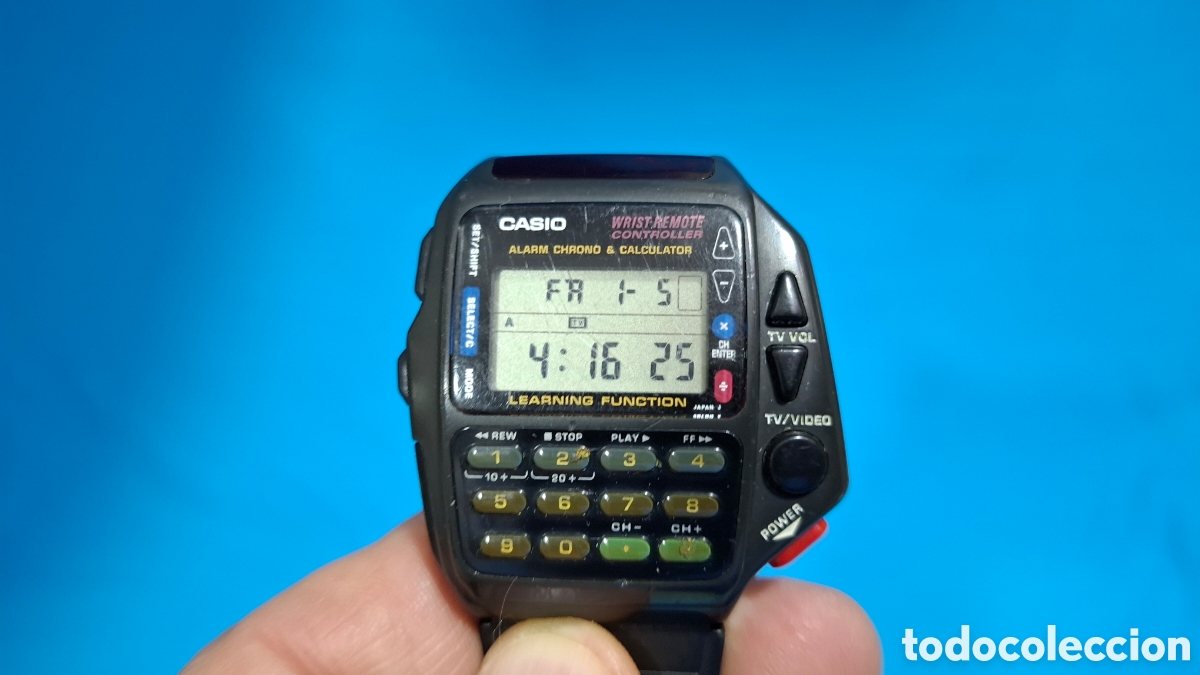 Relojes autom&aacute;ticos: RELOJ CASIO WRIST REMOTE CONTROLLER CONTROL REMOTO MANDO TV . CMD - 40 FUNCIONA - Foto 2
