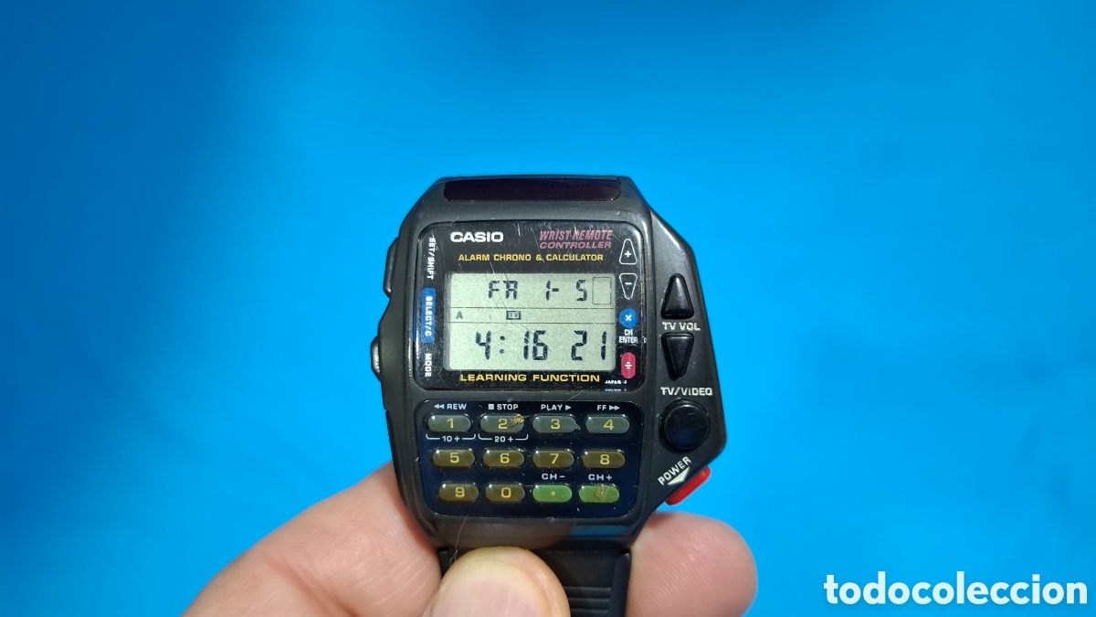 Relojes autom&aacute;ticos: RELOJ CASIO WRIST REMOTE CONTROLLER CONTROL REMOTO MANDO TV . CMD - 40 FUNCIONA - Foto 3