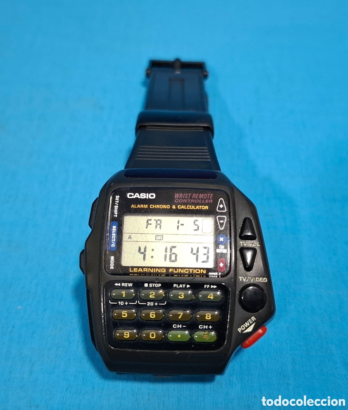 Relojes autom&aacute;ticos: RELOJ CASIO WRIST REMOTE CONTROLLER CONTROL REMOTO MANDO TV . CMD - 40 FUNCIONA - Foto 4