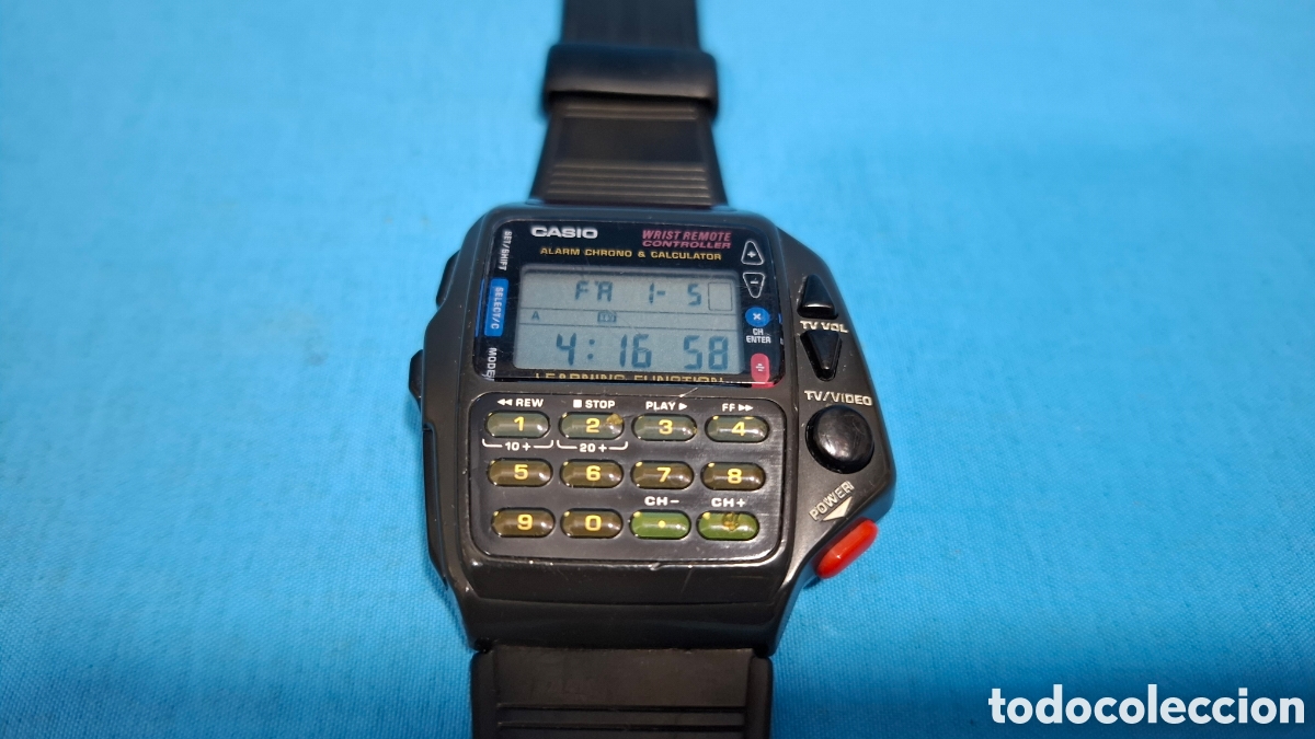 Relojes autom&aacute;ticos: RELOJ CASIO WRIST REMOTE CONTROLLER CONTROL REMOTO MANDO TV . CMD - 40 FUNCIONA - Foto 6