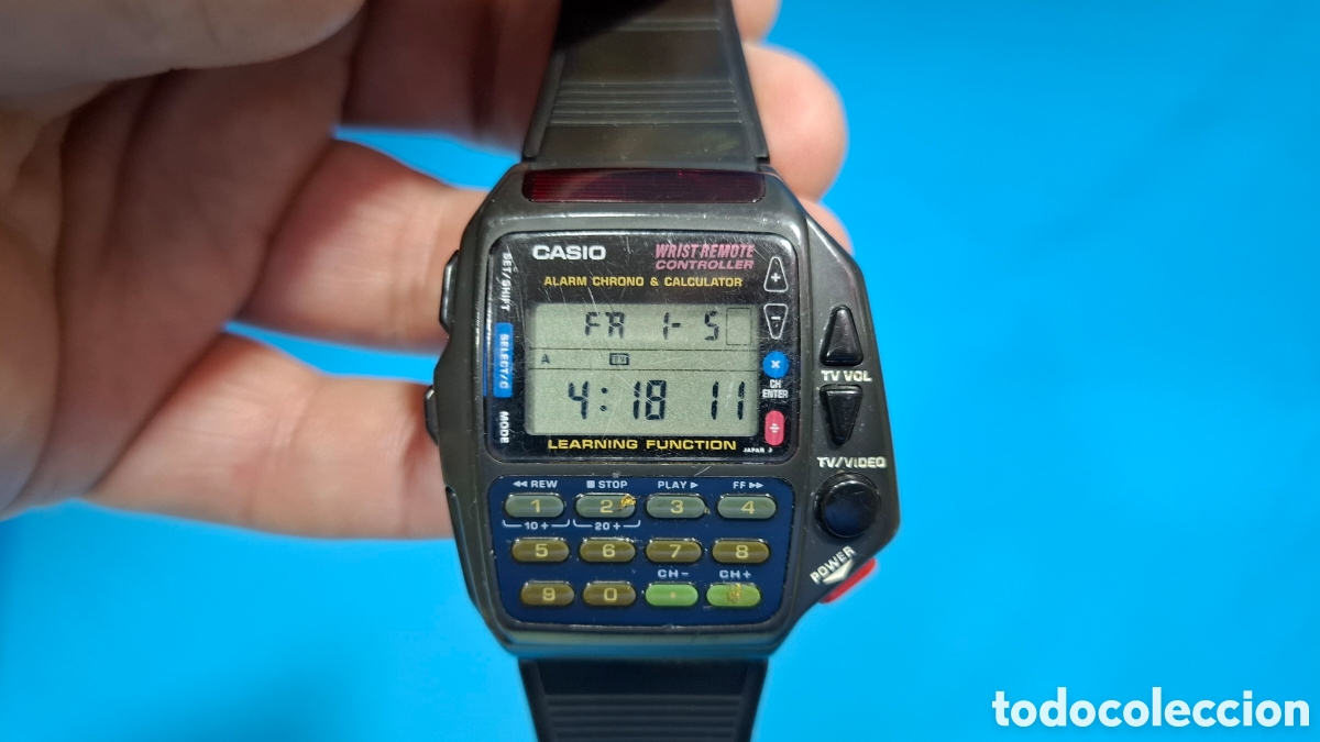 Relojes autom&aacute;ticos: RELOJ CASIO WRIST REMOTE CONTROLLER CONTROL REMOTO MANDO TV . CMD - 40 FUNCIONA - Foto 12