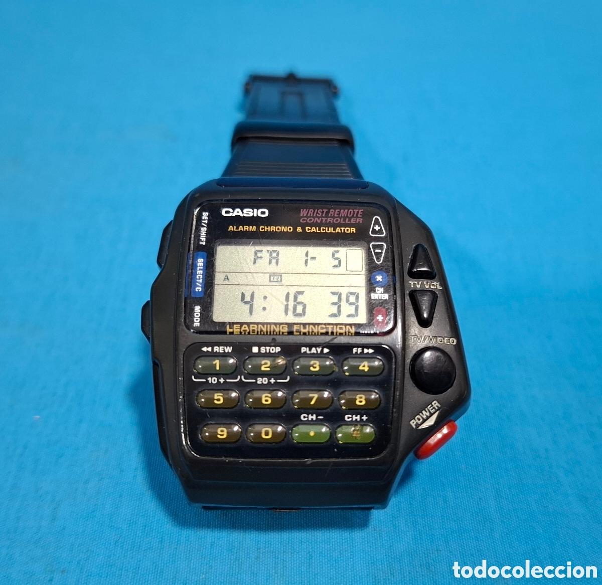 Relojes autom&aacute;ticos: RELOJ CASIO WRIST REMOTE CONTROLLER CONTROL REMOTO MANDO TV . CMD - 40 FUNCIONA - Foto 1