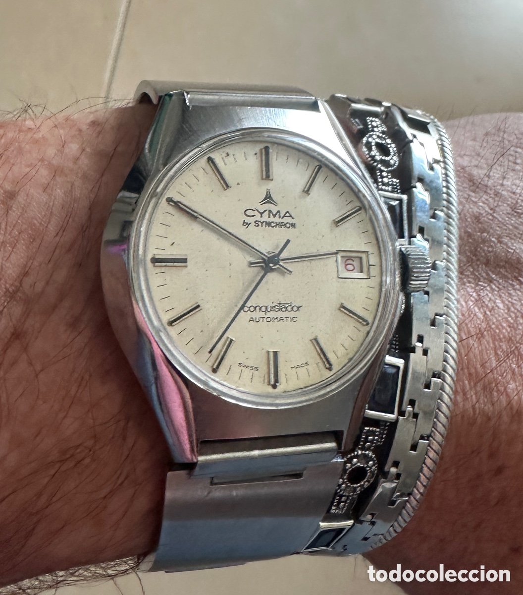 Relojes autom&aacute;ticos: Reloj Cyma by Synchron Conquistador autom&aacute;tico - Foto 6