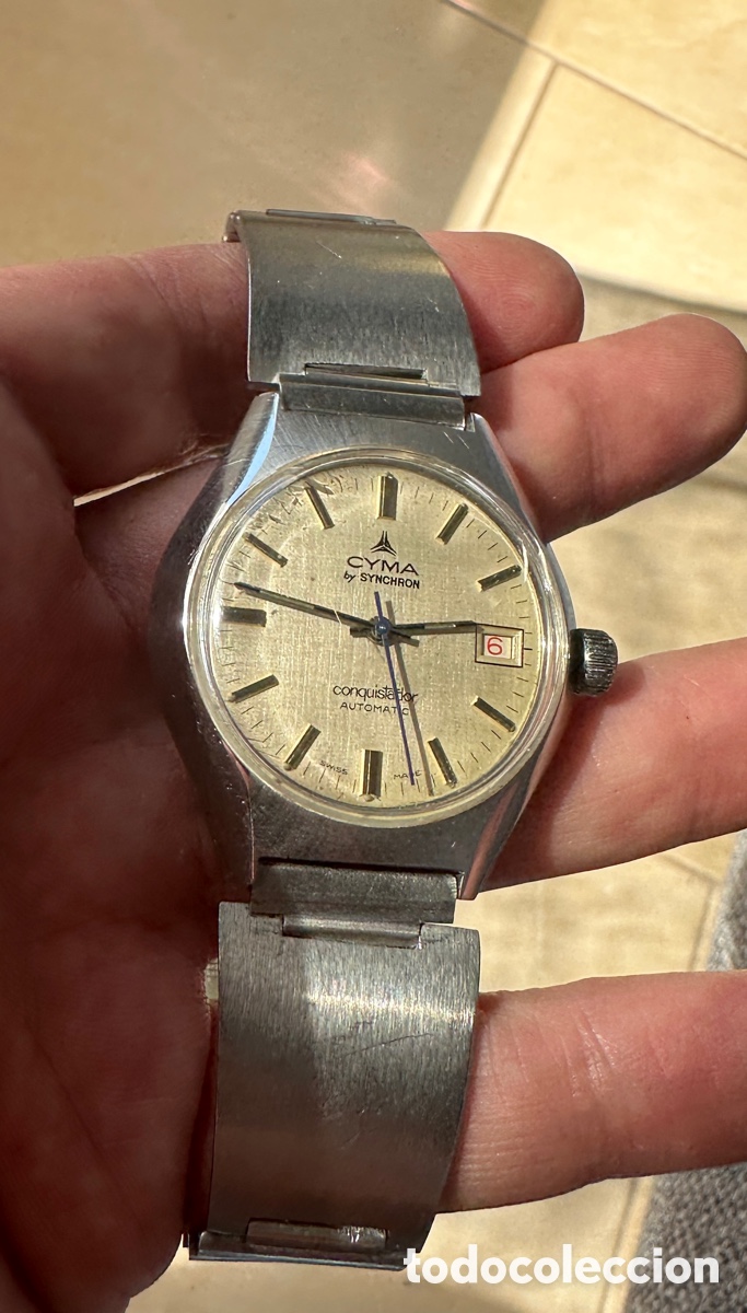 Relojes autom&aacute;ticos: Reloj Cyma by Synchron Conquistador autom&aacute;tico - Foto 11