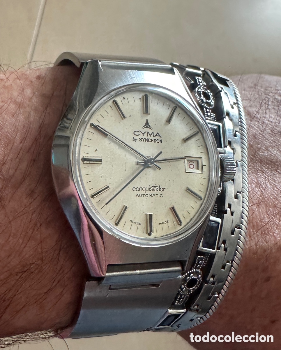 Relojes autom&aacute;ticos: Reloj Cyma by Synchron Conquistador autom&aacute;tico - Foto 1