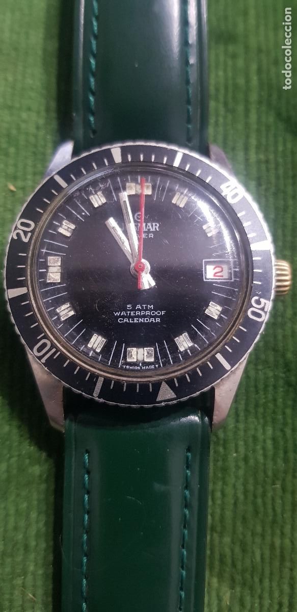Relojes autom&aacute;ticos: JOSMAR DIVER 5ATM WATERPROOF CALENDAR - Foto 1