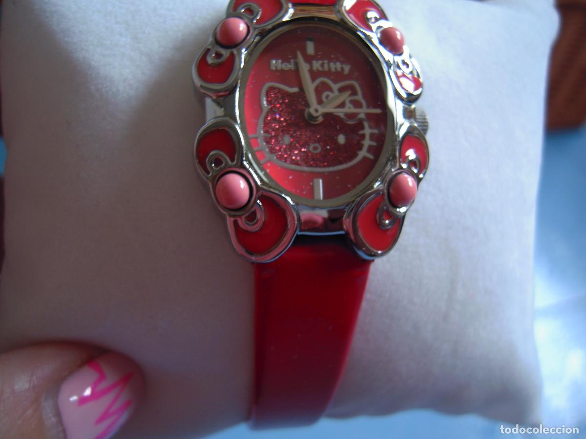 Relojes autom&aacute;ticos: Hello Kitty reloj rojo - Foto 5